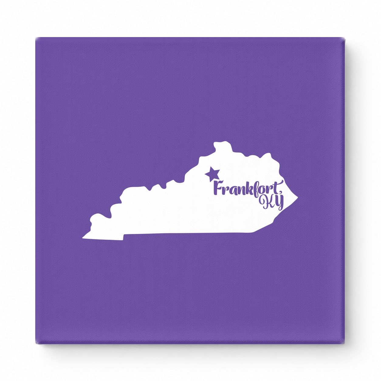 Home Sweet Frankfort — Kentucky State Silhouette