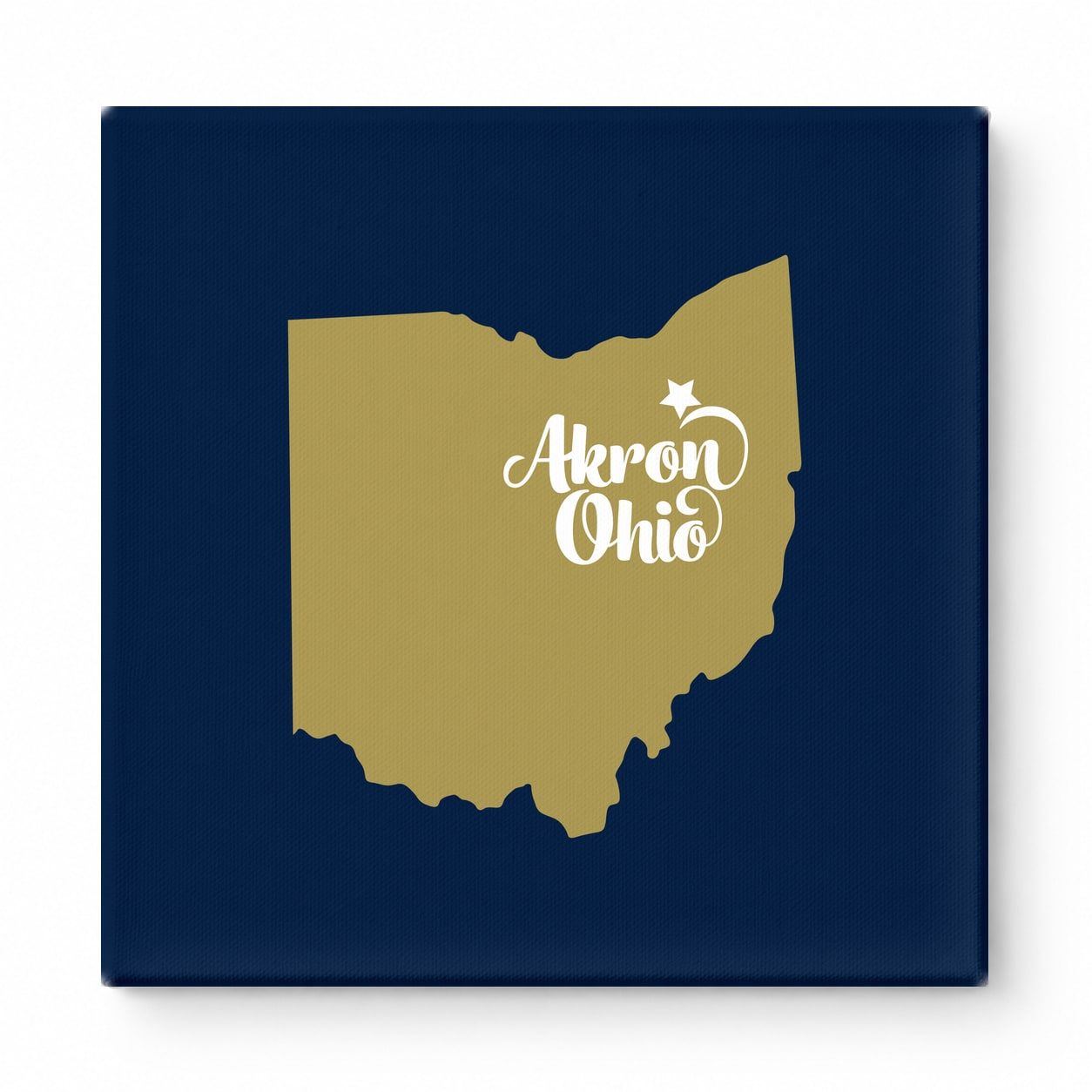 Home Sweet Akron — Ohio State Silhouette