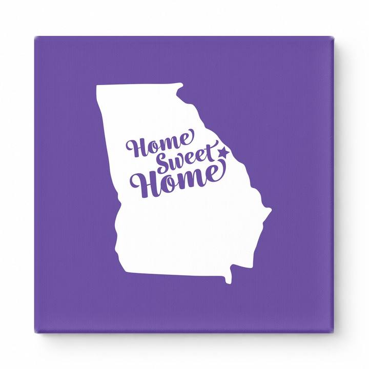 Home Sweet Augusta — Georgia State Silhouette