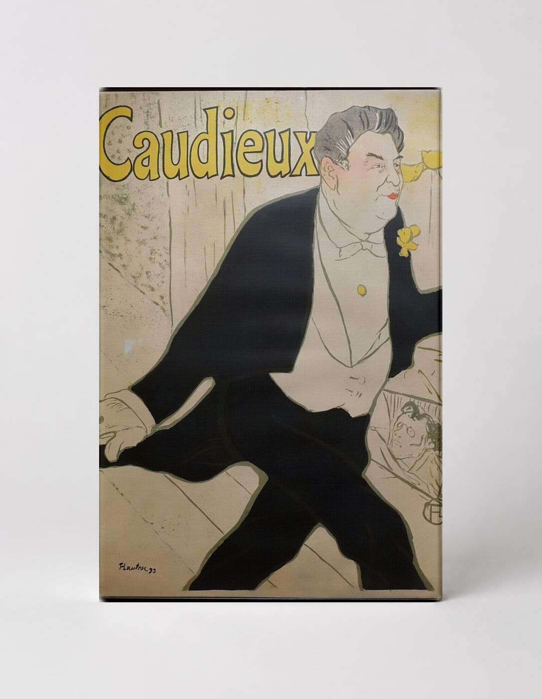 Caudieux 1893 - Belle Époque French Cabaret Vintage Poster Wall Art