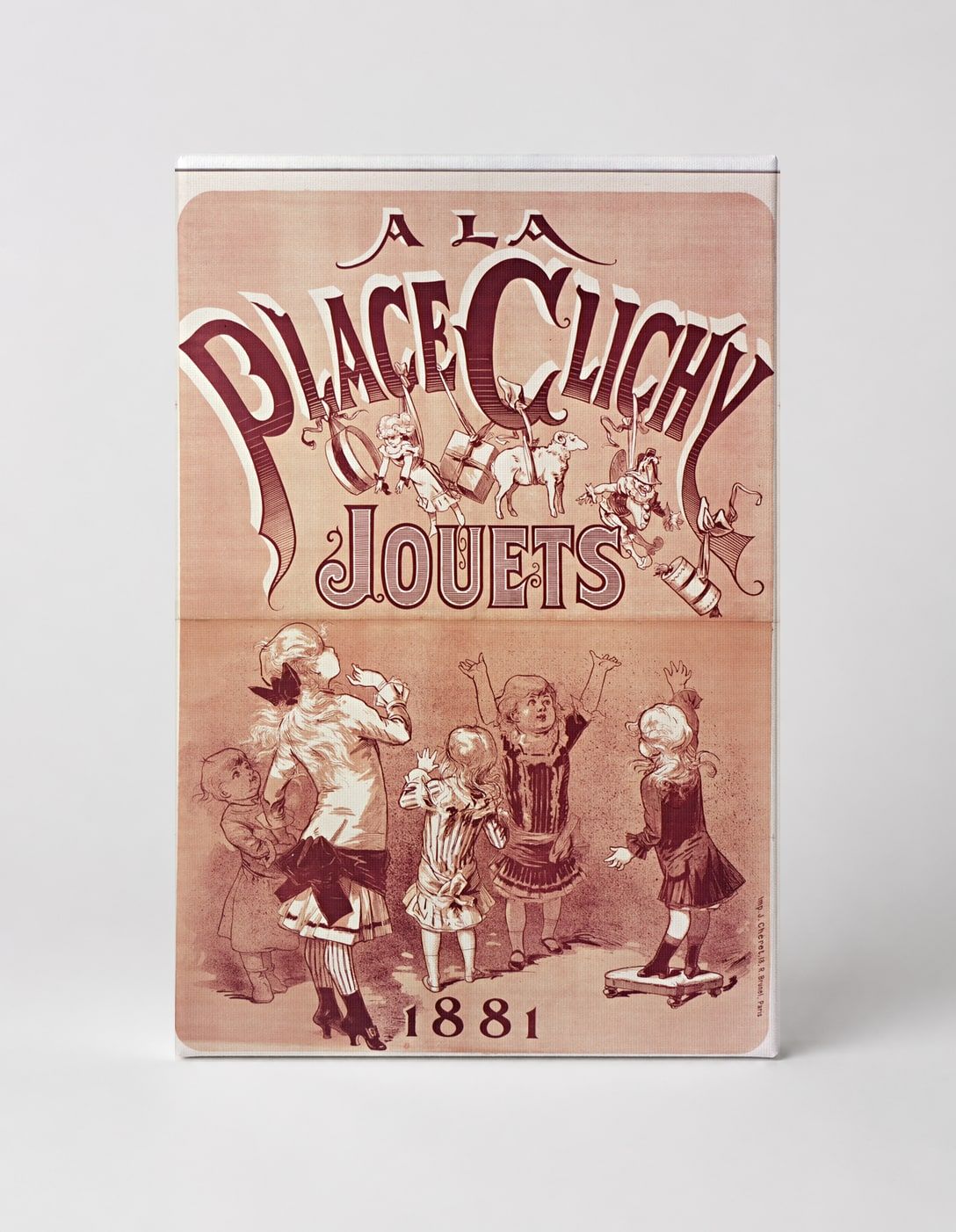 A La Place Clichy Jouets 1881 - French Victorian Toy Store Vintage Poster Wall Art