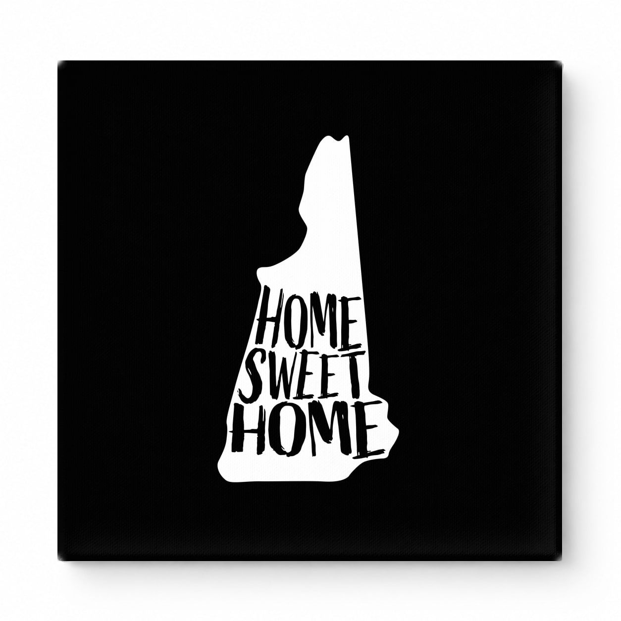 HOME SWEET HOME — New Hampshire State Silhouette