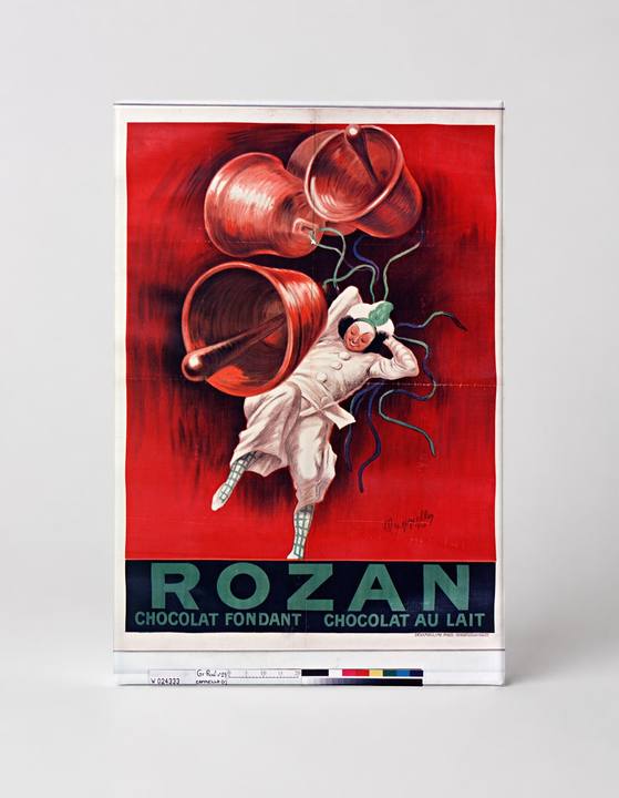 Rozan Chocolat Fondant Au Lait 1900s - Belle Epoque Vintage Poster Wall Art