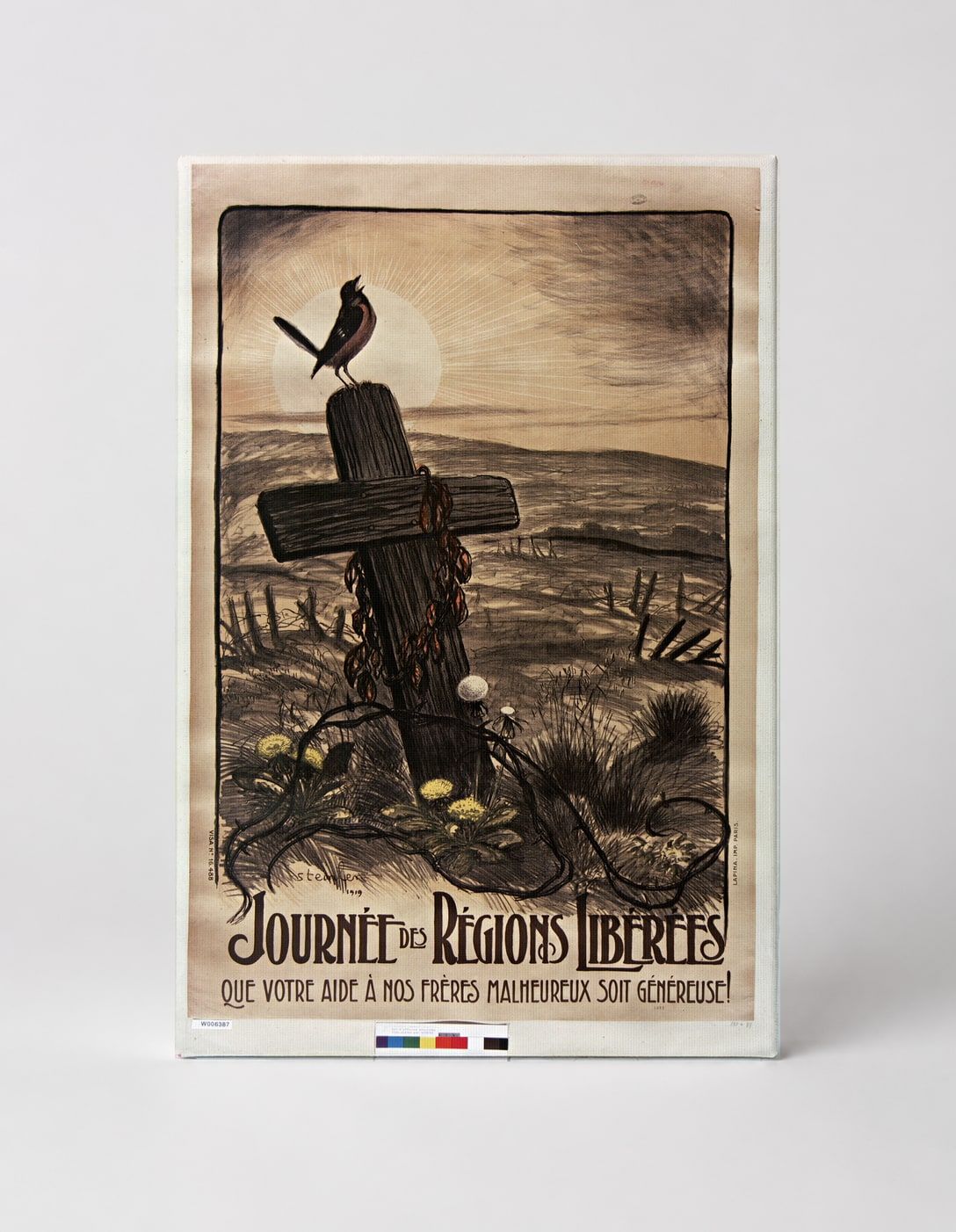 Journée des Régions Libérées 1917 - WWI French Vintage Poster Wall Art