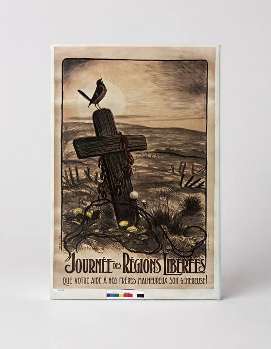 Journée des Régions Libérées 1917 - WWI French Vintage Poster Wall Art