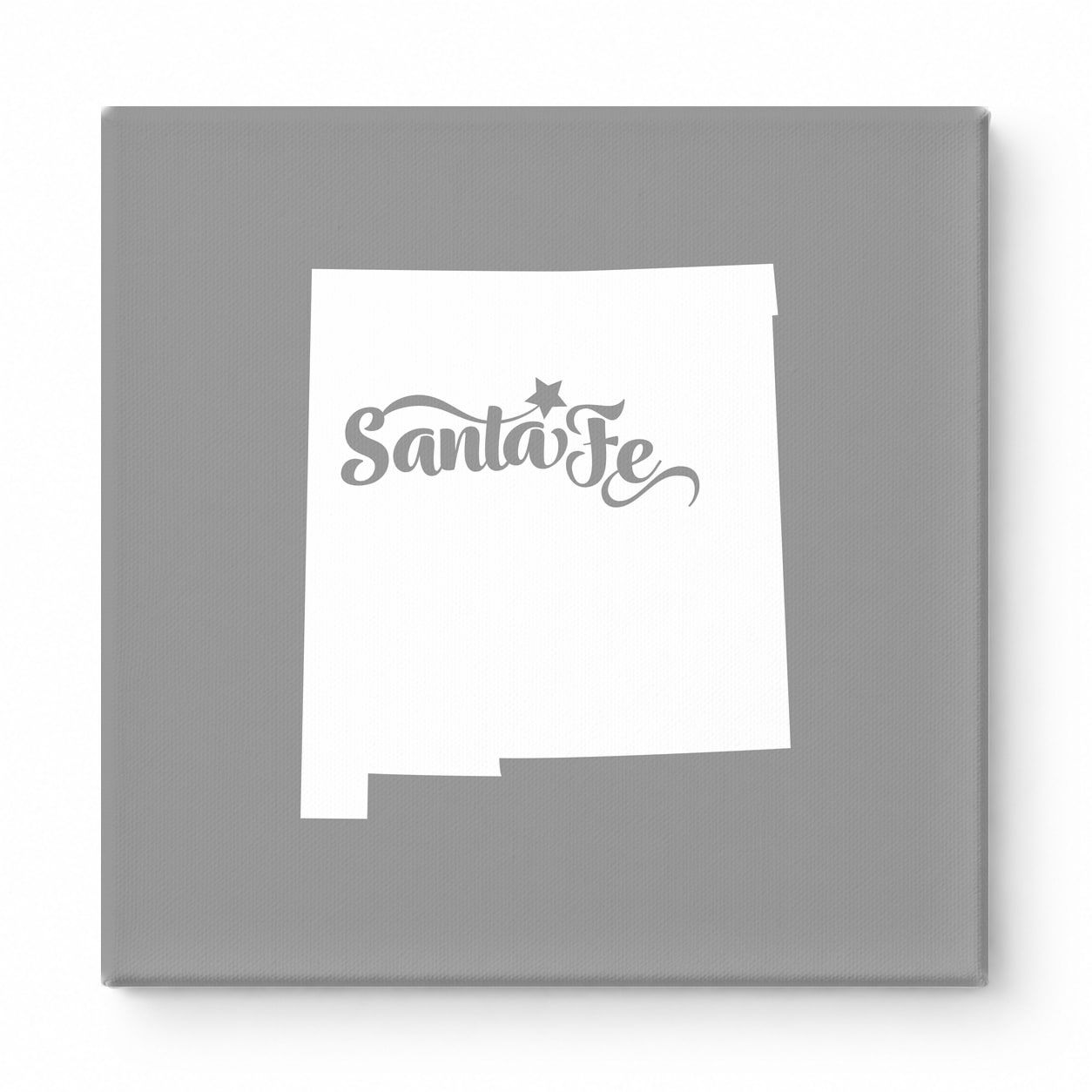 Home Sweet Santa Fe — New Mexico State Silhouette
