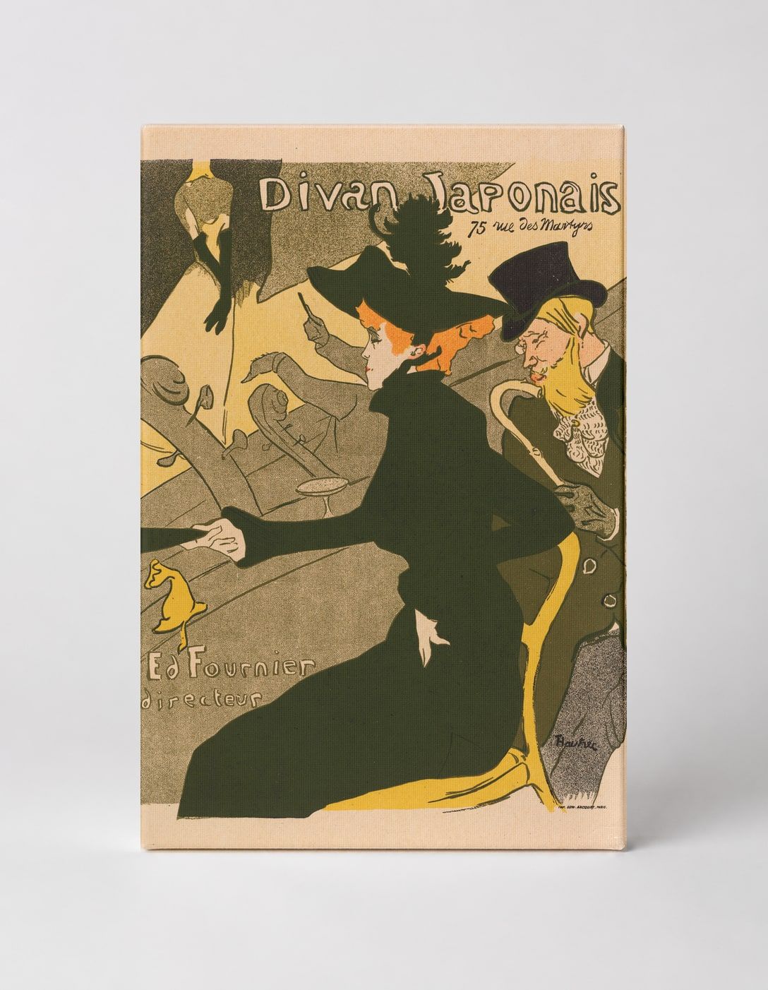 Divan Japonais 1893 - Belle Époque Vintage Lithograph Poster Wall Art