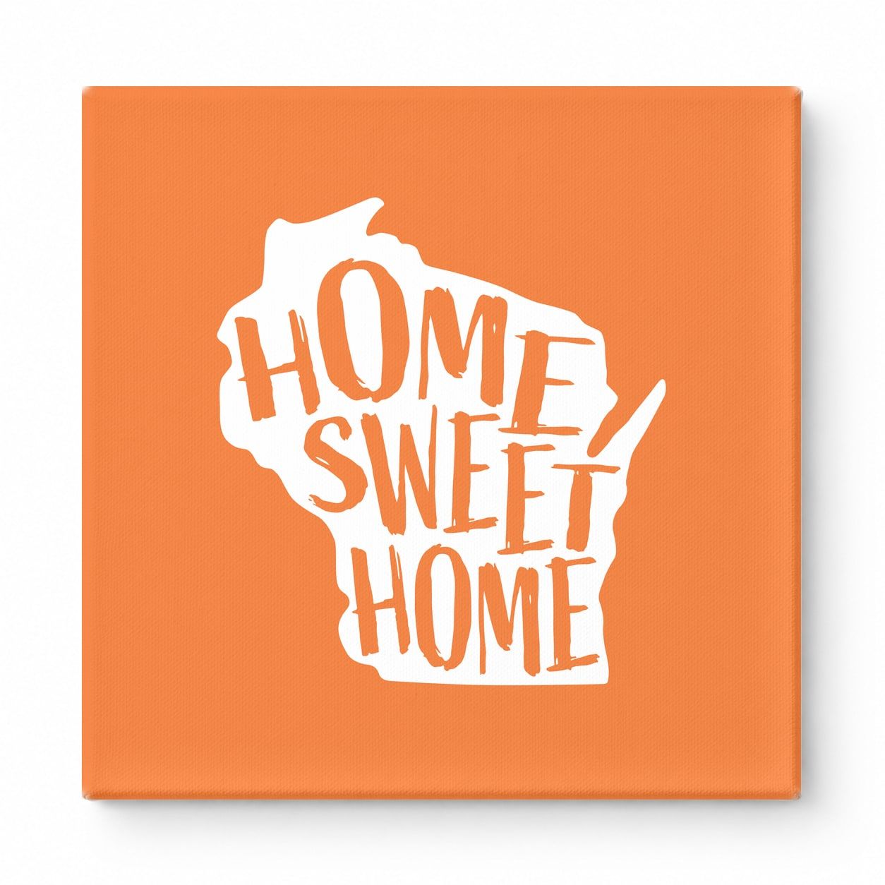 HOME SWEET HOME — Wisconsin State Silhouette