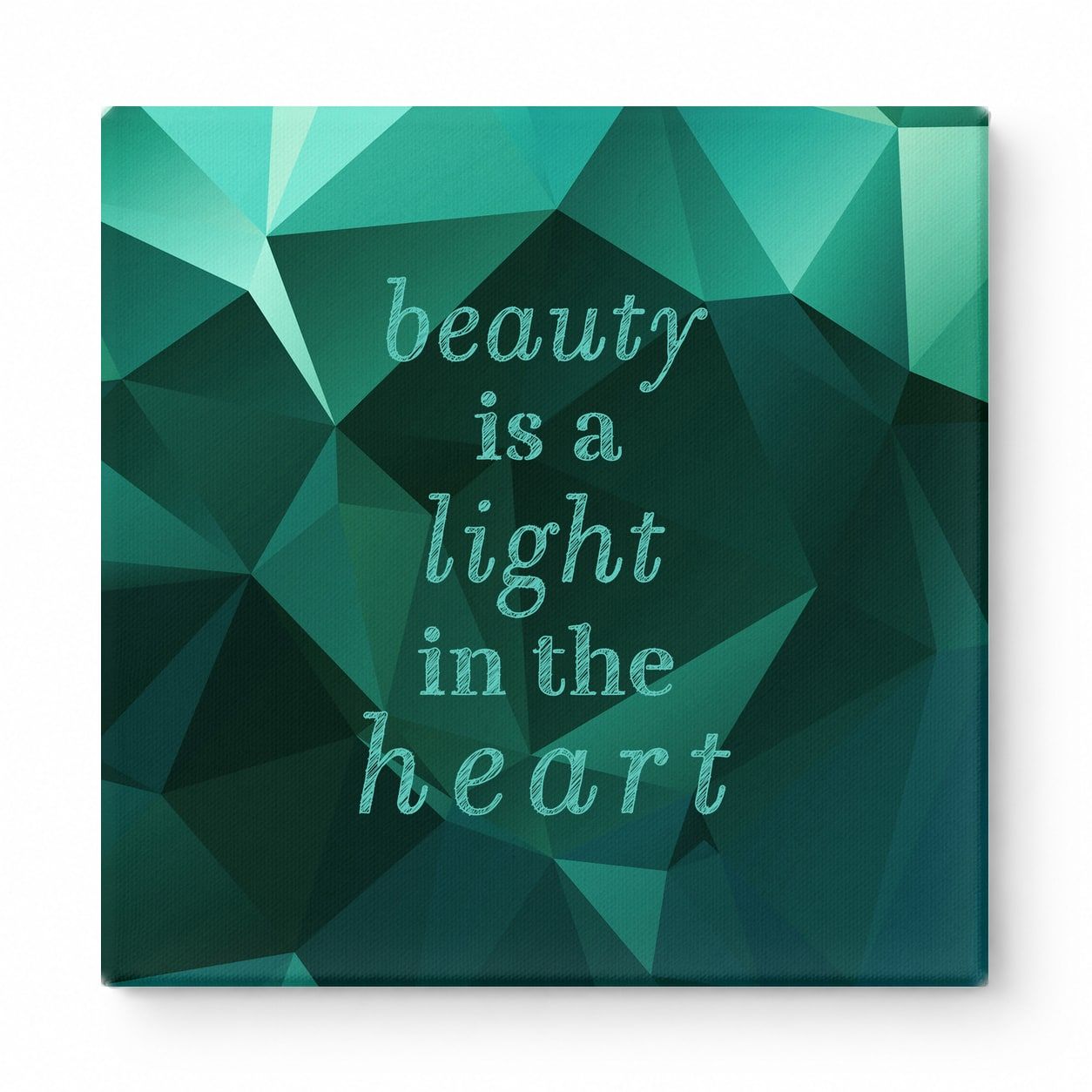 Beauty Is a Light in the Heart — Geometric Low-Poly