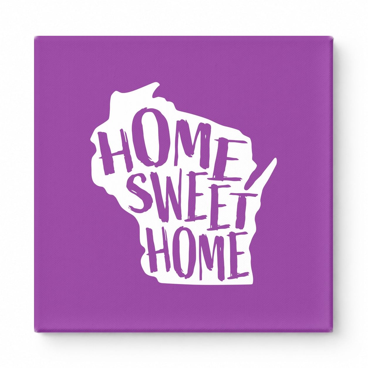 HOME SWEET HOME — Wisconsin State Silhouette