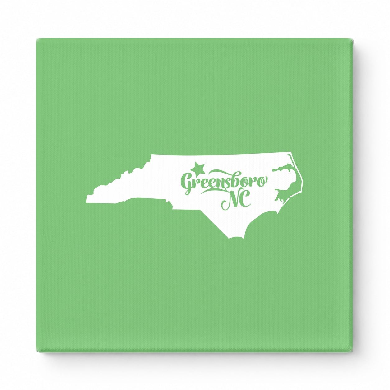 Home Sweet Greensboro — North Carolina State Silhouette