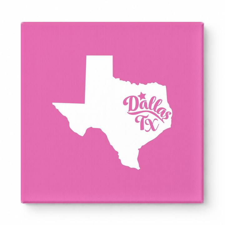 Home Sweet Dallas — Texas State Silhouette