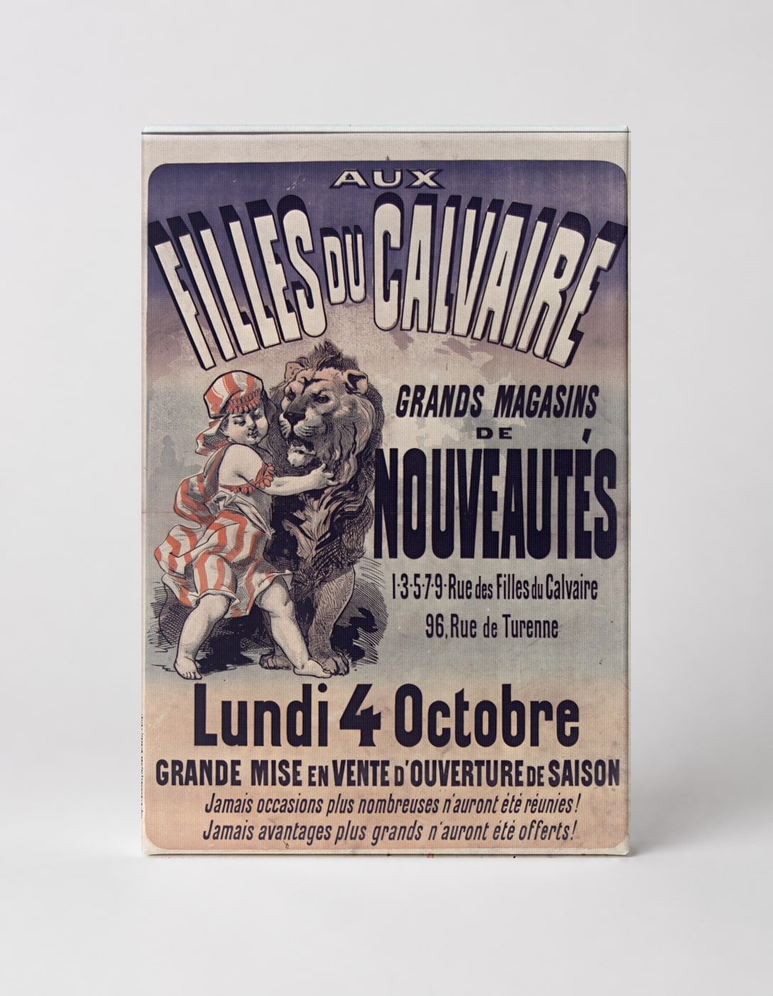 Aux Filles du Calvaire 1891 - French Belle Époque Vintage Poster Wall Art