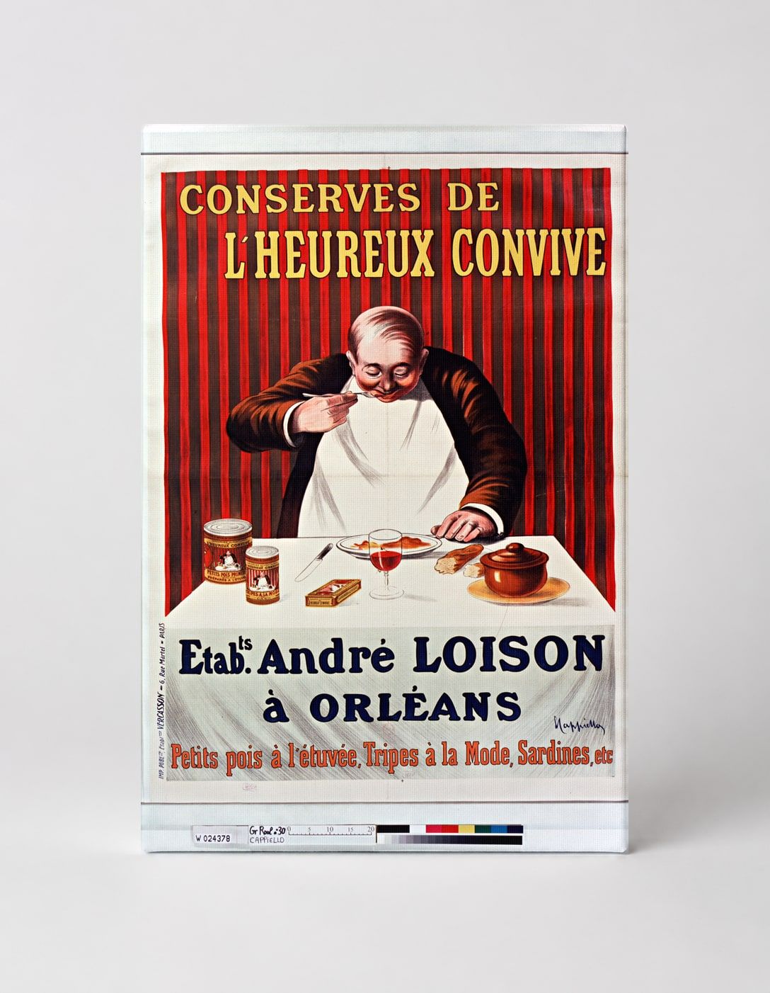 Conserves de L'Heureux Convive 1900s - French Vintage Advertising Poster Wall Art