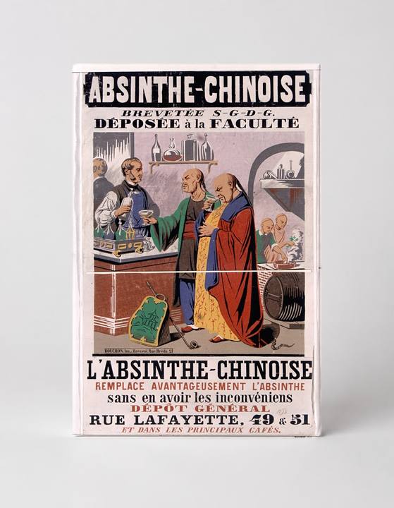 Absinthe Chinoise 1890s - Vintage French Advertising Poster Wall Art