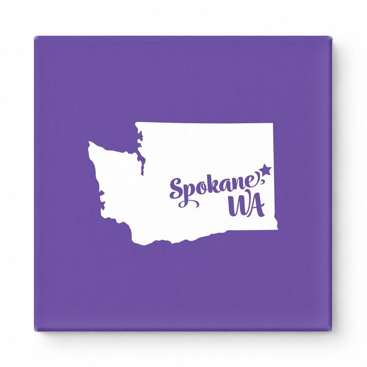 Home Sweet Spokane — Washington State Silhouette