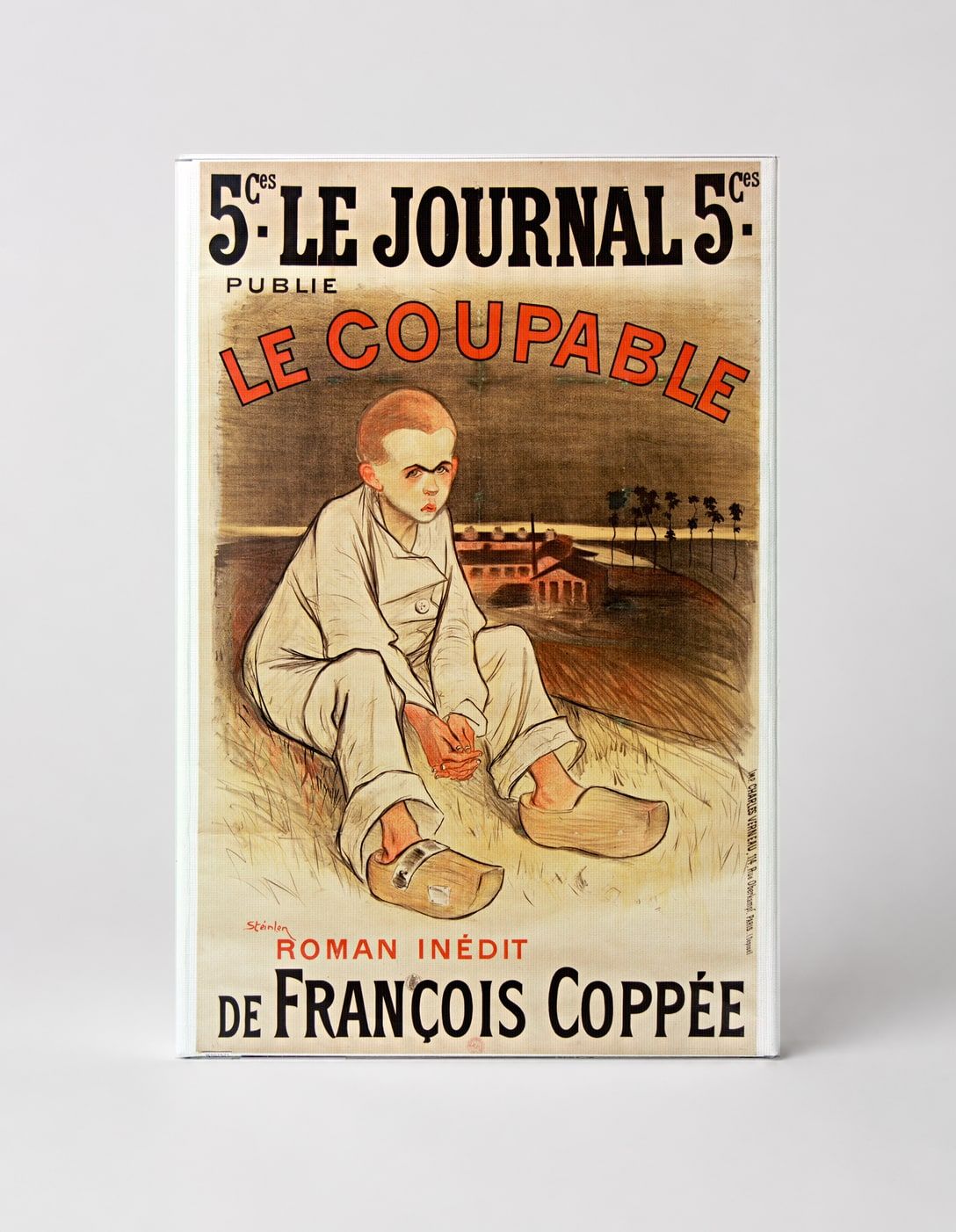 Le Coupable 1896 - Le Journal French Vintage Lithograph Poster Wall Art
