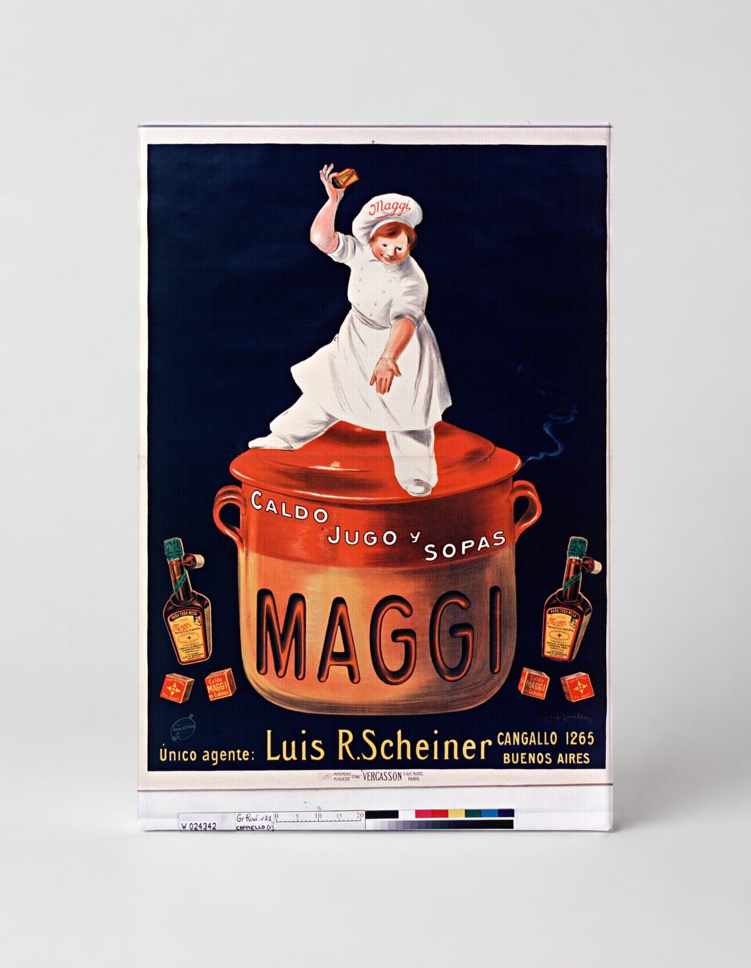 Maggi Caldo Jugo y Sopas - Vintage Food Advertising Poster Wall Art