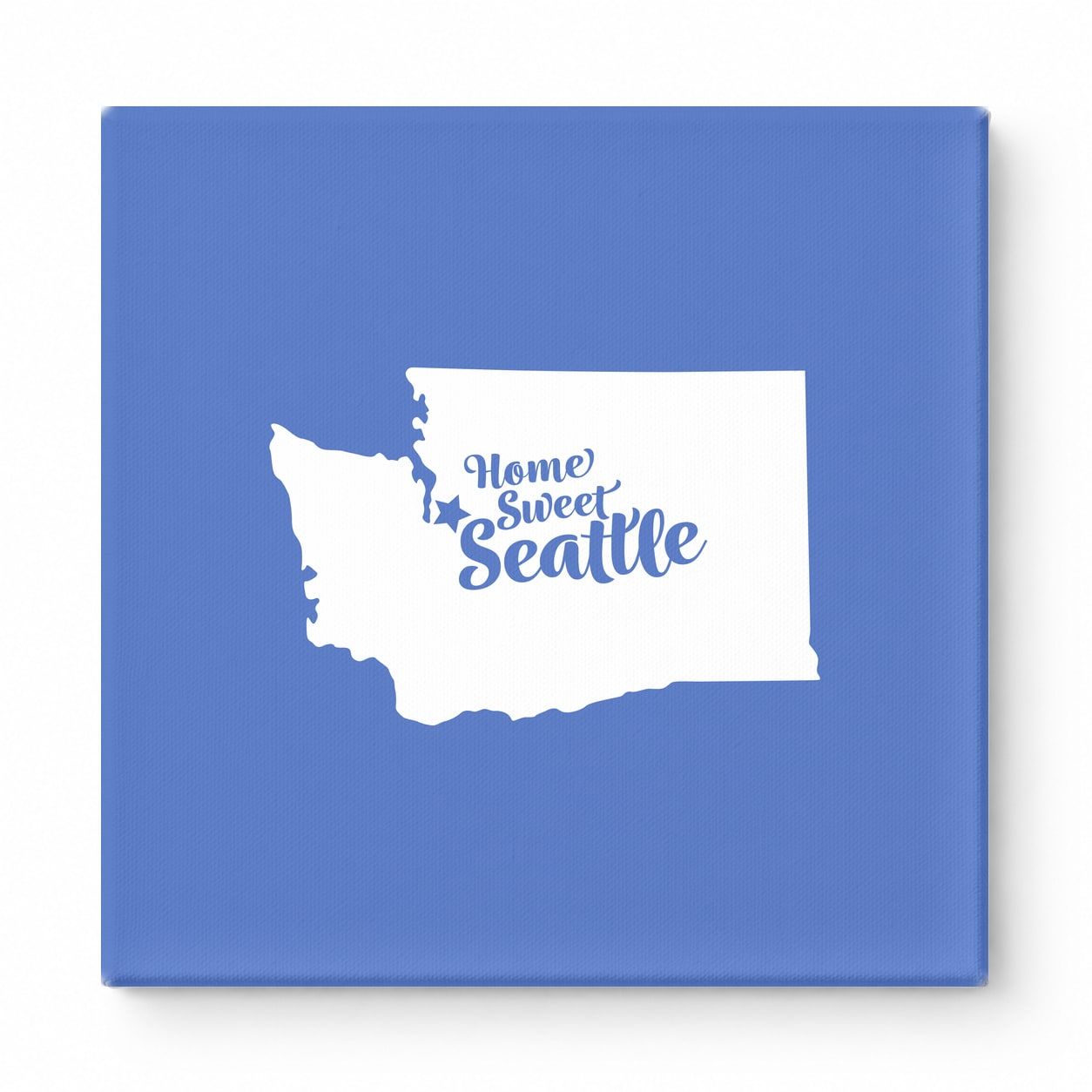 Home Sweet Seattle — Washington State Silhouette