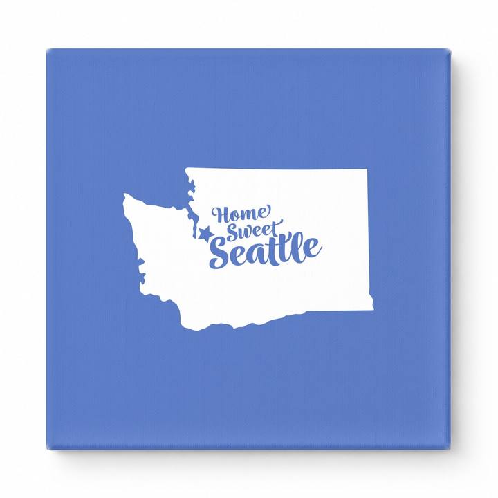 Home Sweet Seattle — Washington State Silhouette