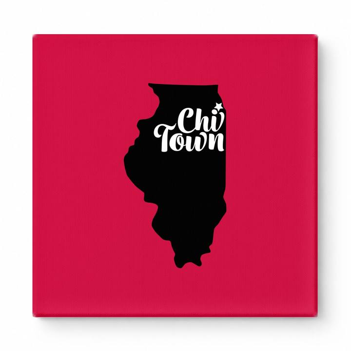 Home Sweet Chicago — Illinois State Silhouette