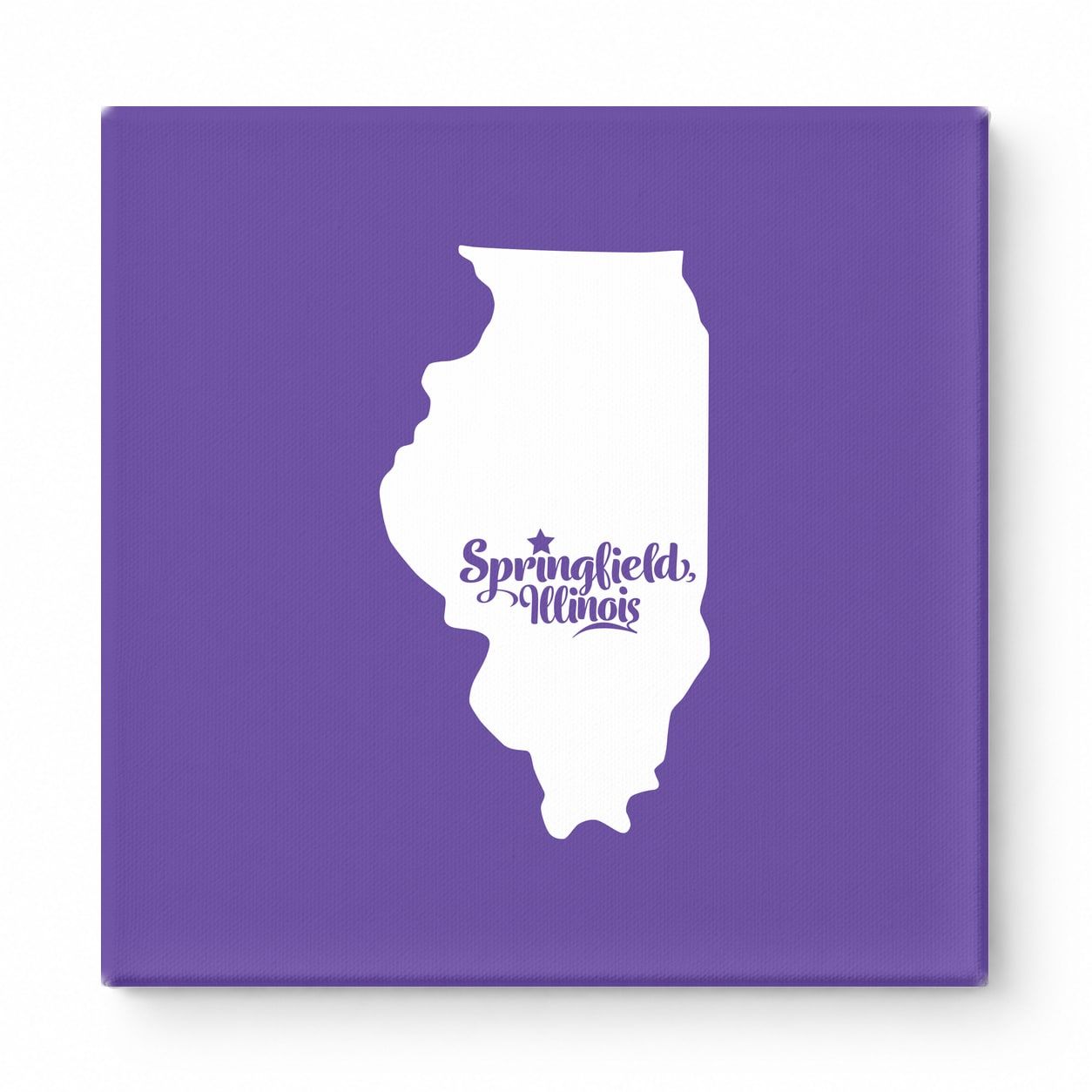 Home Sweet Springfield — Illinois State Silhouette