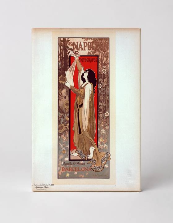 Napoleon Fotografos Barcelona 1900 - Art Nouveau Vintage Poster Wall Art