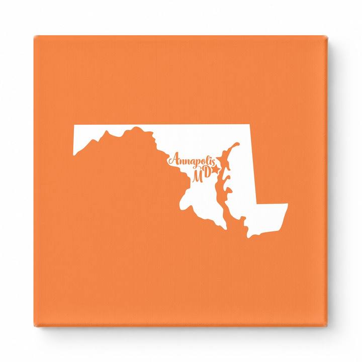 Home Sweet Annapolis — Maryland State Silhouette