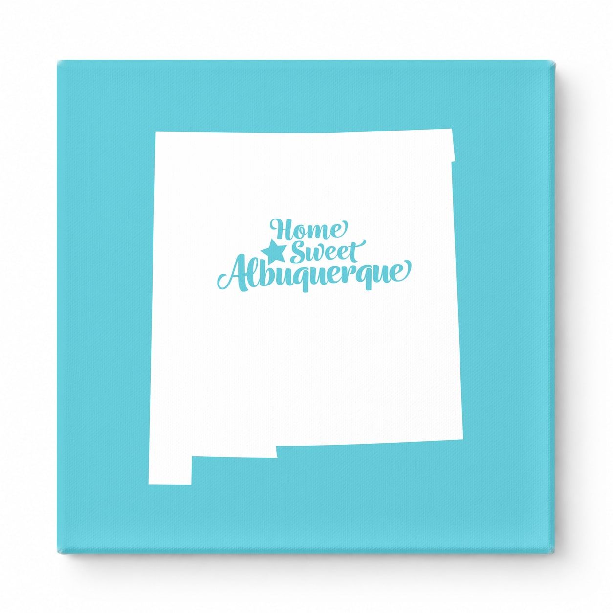 Home Sweet Albuquerque — New Mexico State Silhouette