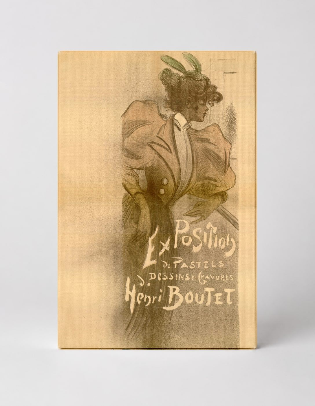 Exposition de Pastels Henri Boutet 1900 - Belle Époque Vintage Poster Wall Art