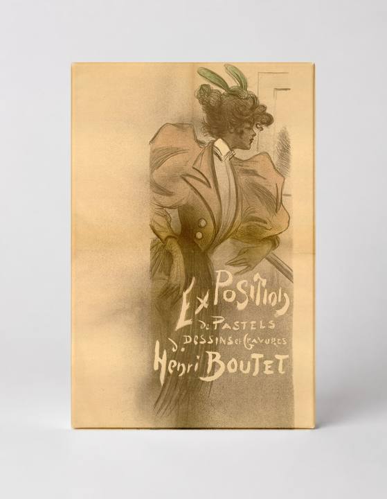 Exposition de Pastels Henri Boutet 1900 - Belle Époque Vintage Poster Wall Art