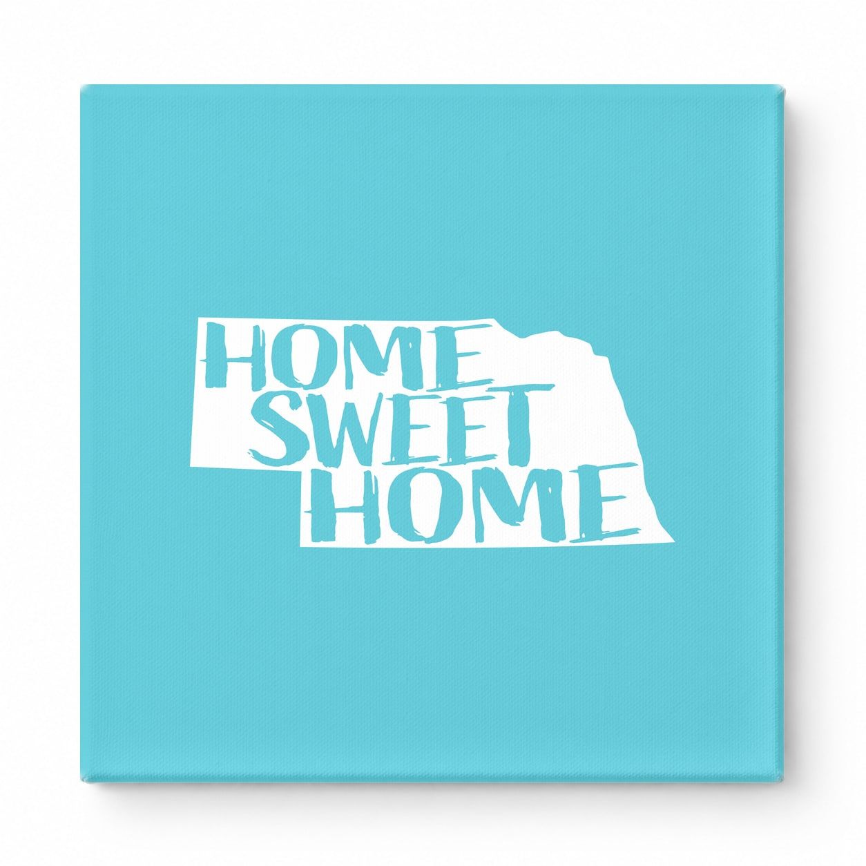 Home Sweet Home Nebraska — Nebraska State Silhouette