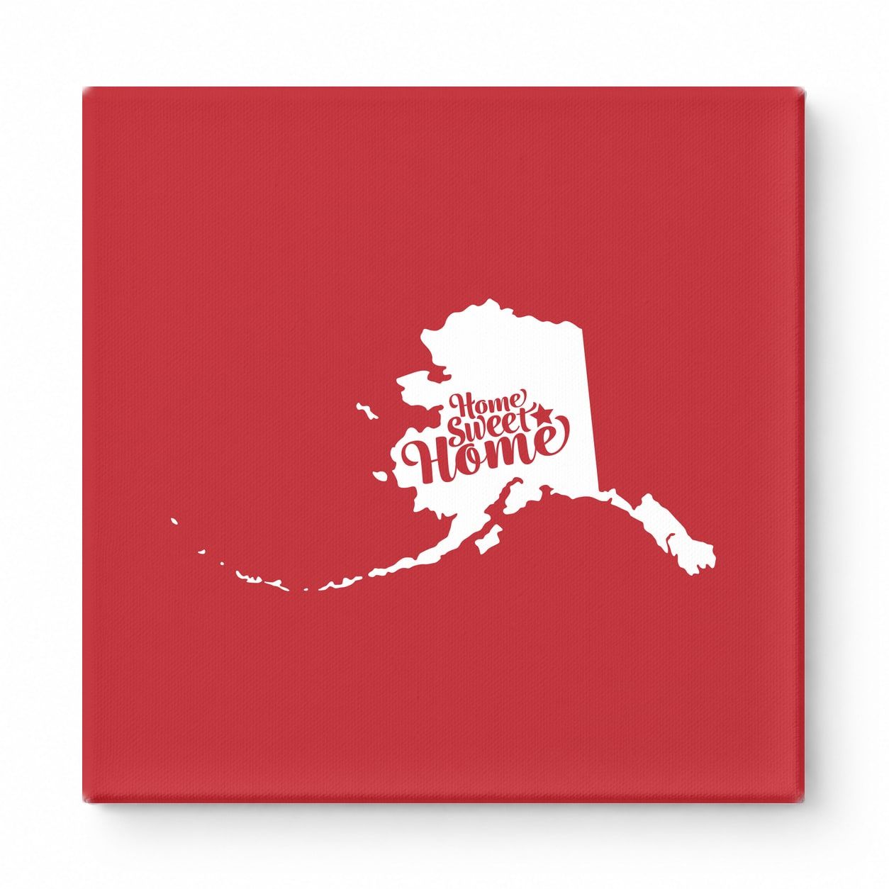 Home Sweet Home — Alaska State Silhouette