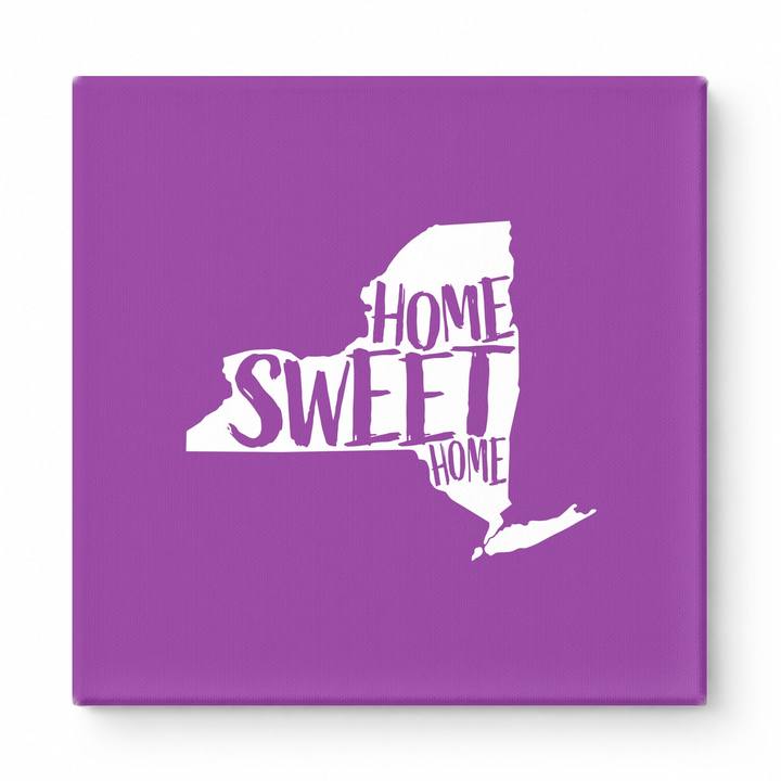HOME SWEET HOME — New York State Silhouette