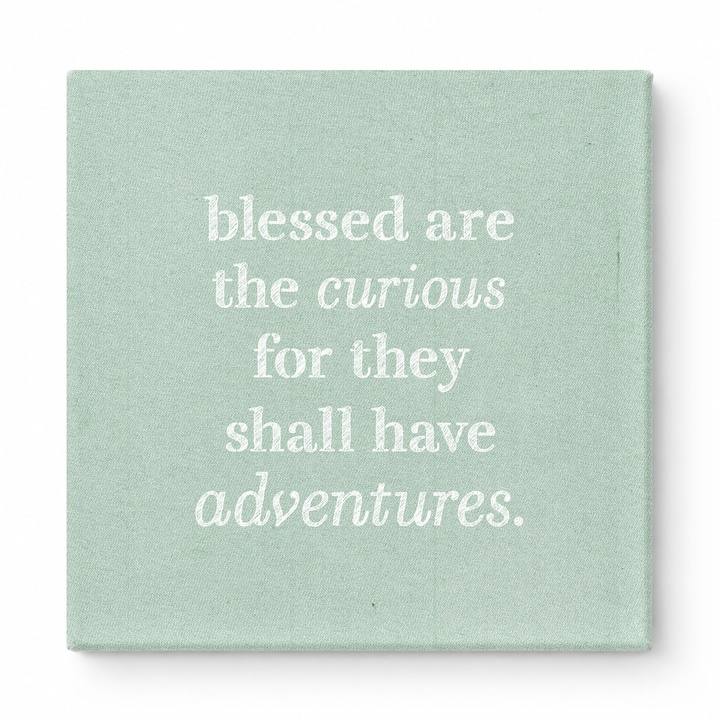 Blessed Are the Curious for They Shall Have Adventures — Geometric Low-Poly