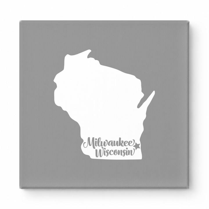 Home Sweet Milwaukee — Wisconsin State Silhouette