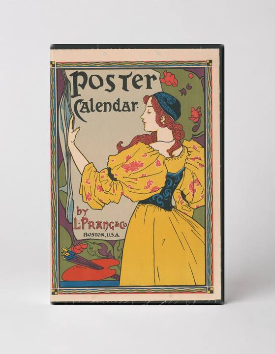 Poster Calendar by L. Prang & Co. 1897 - Art Nouveau Vintage Wall Art