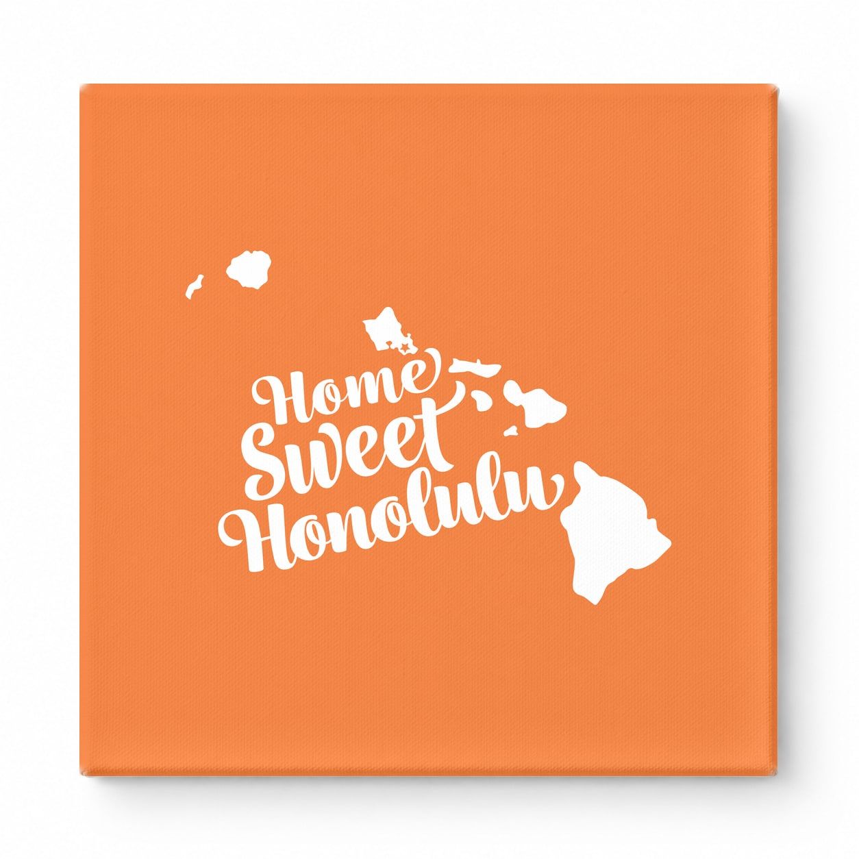 Home Sweet Honolulu — Hawaii State Silhouette