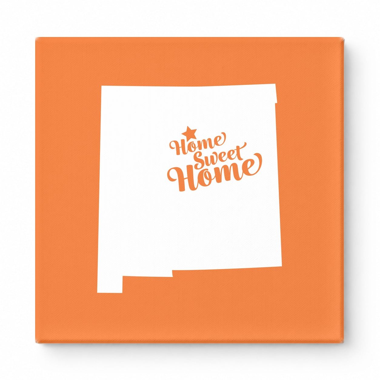 Home Sweet Santa Fe — New Mexico State Silhouette