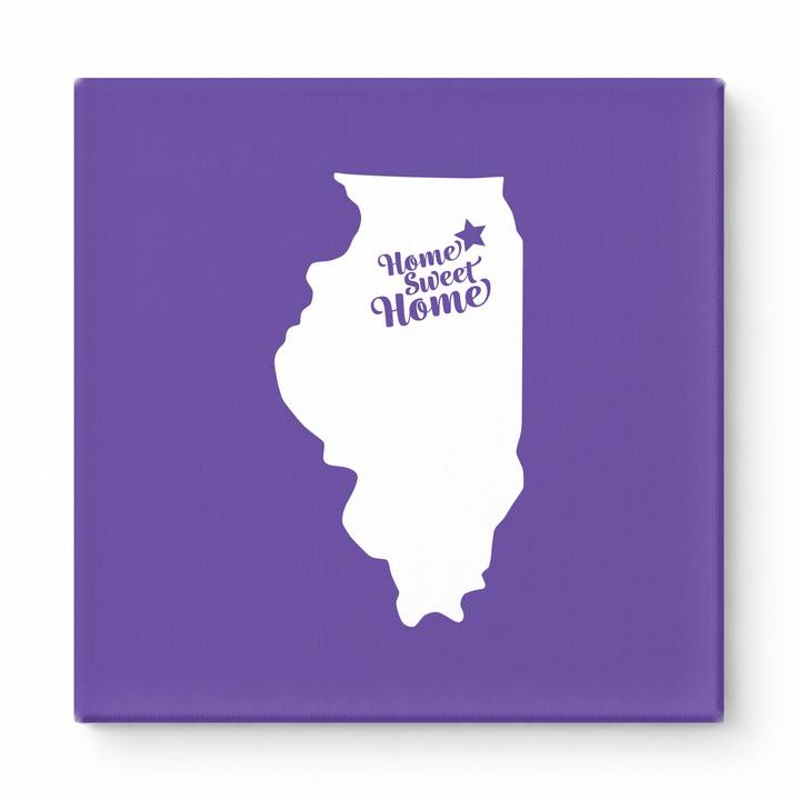 Home Sweet Chicago — Illinois State Silhouette