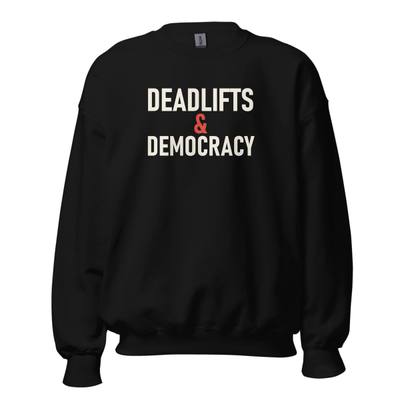 Deadlifts & Democracy Crewneck Sweatshirt