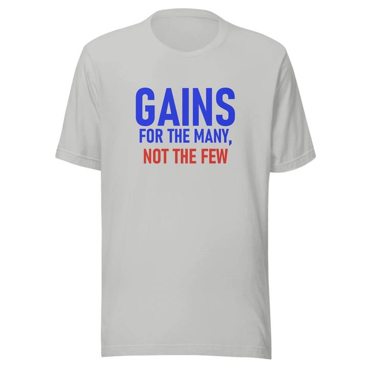 Gains For The Many Unisex Staple Tee