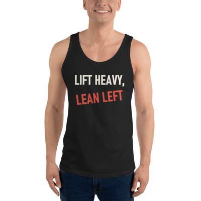 Lift Heavy Lean Left Unisex Staple Tank