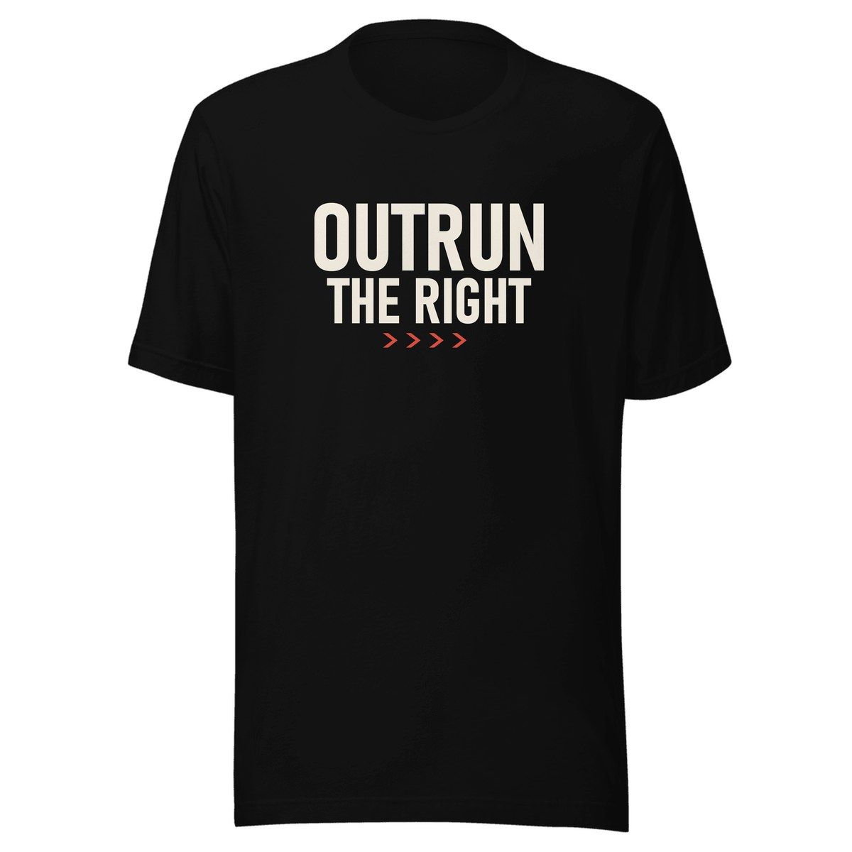 Outrun The Right Unisex Staple Tee