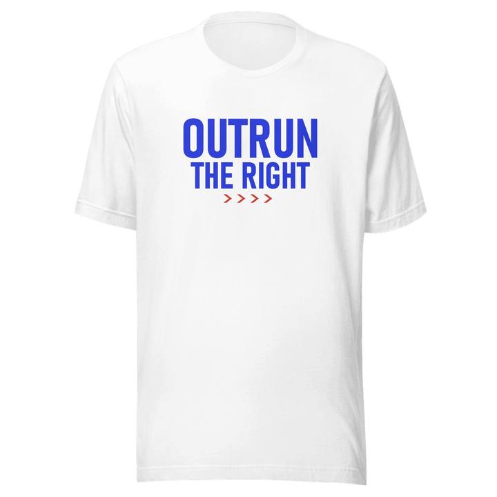 Outrun The Right Unisex Staple Tee