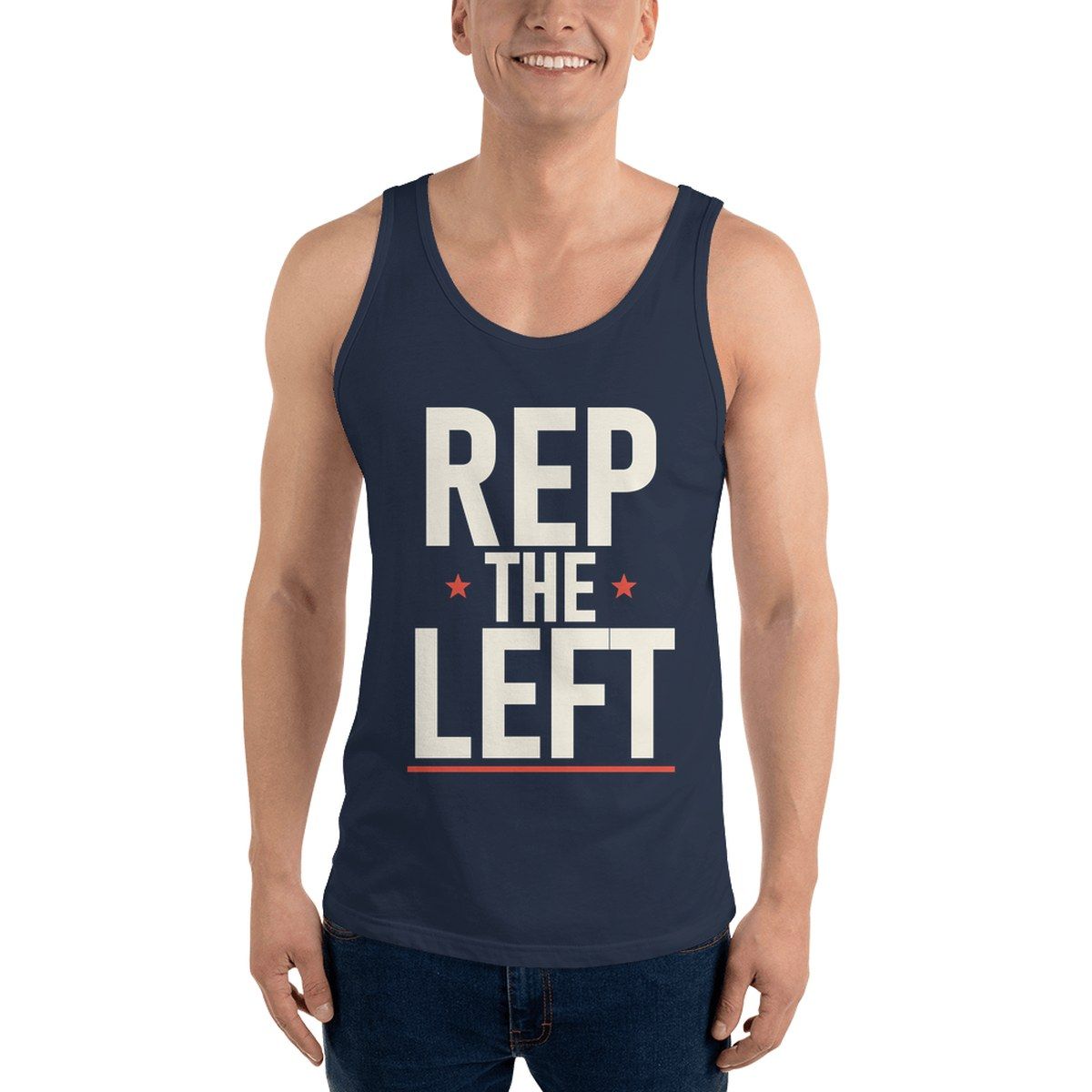 Rep The Left Unisex Staple Tank