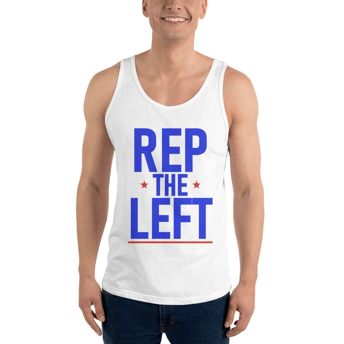 Rep The Left Unisex Staple Tank