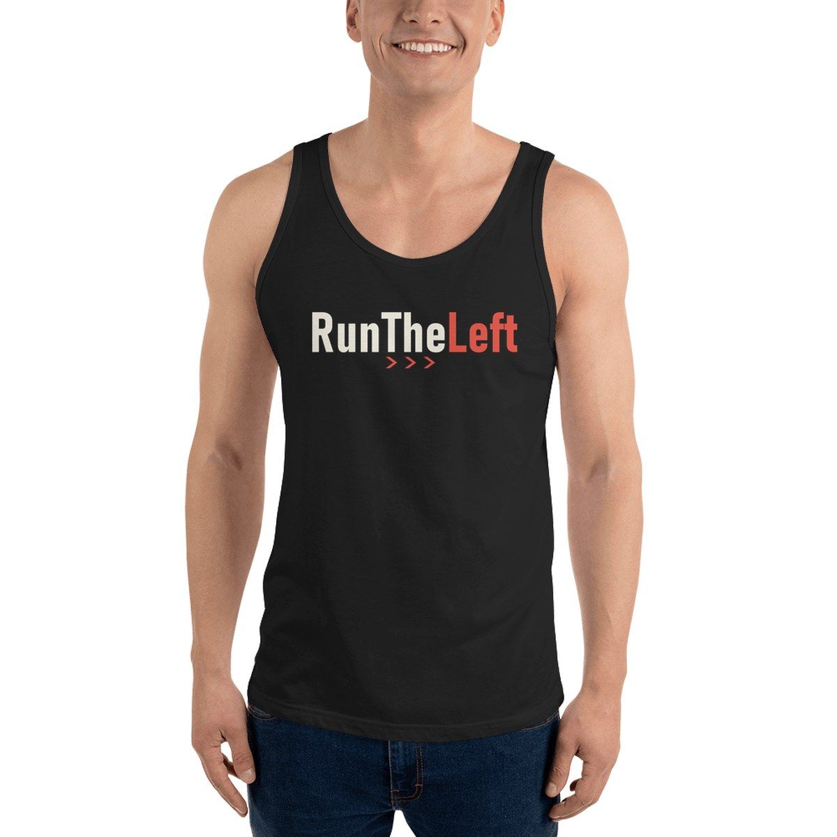 RunTheLeft Unisex Staple Tank