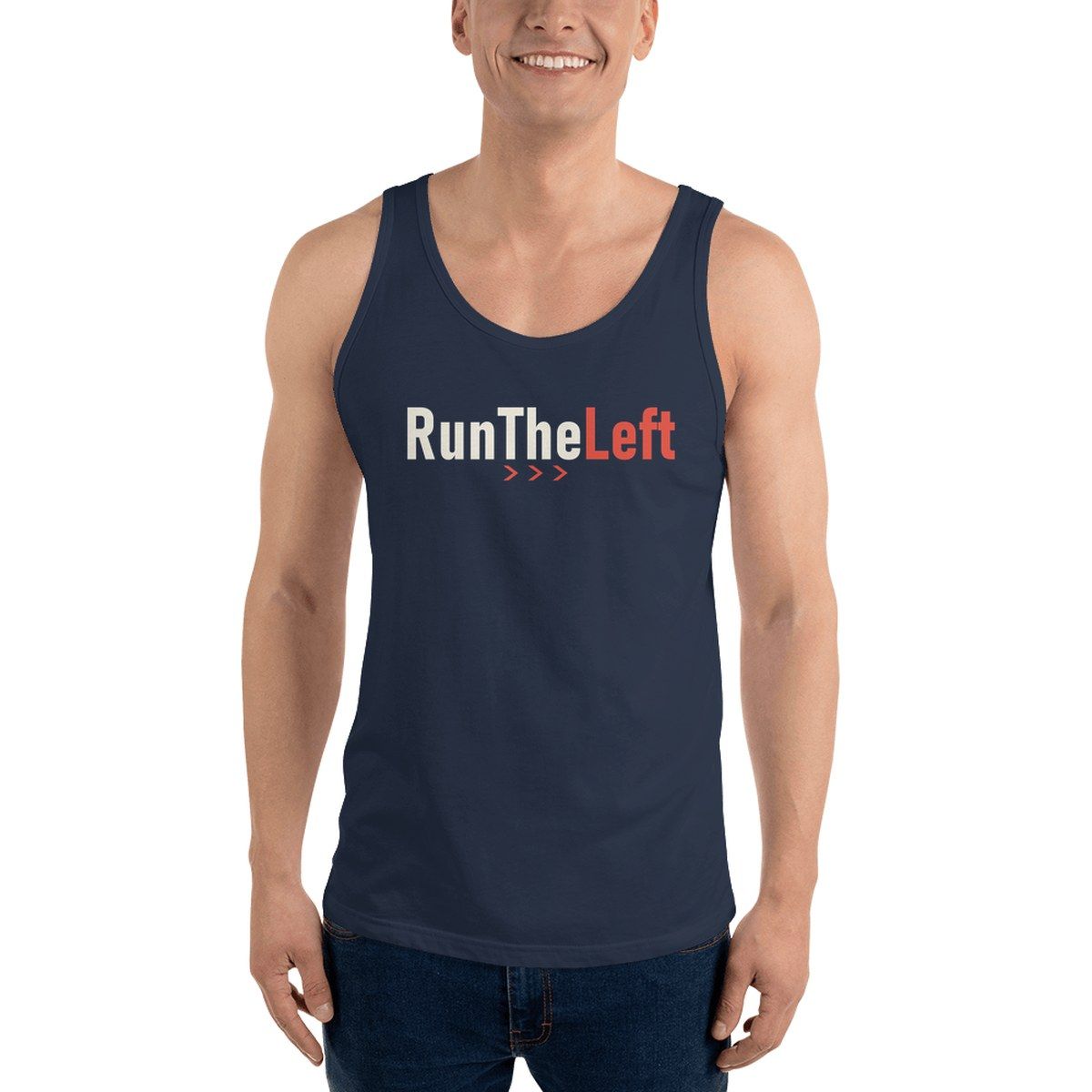 RunTheLeft Unisex Staple Tank